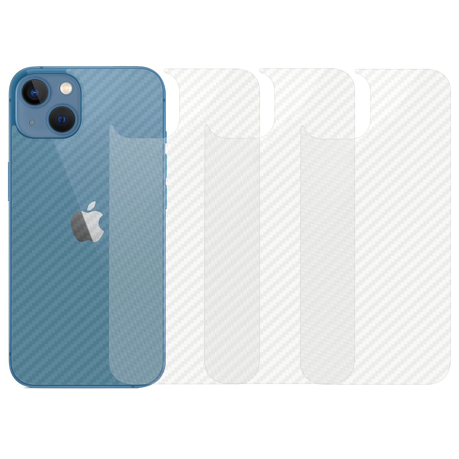 Amazon | [背面フィルム・4枚セット] iPhone 13 mini 対応 背面